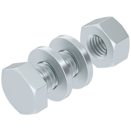 OBO Bettermann SKS 6X12 F 3156494 Sechskantschraube 6 mm 12 mm Stahl feuerverzinkt 100 St.