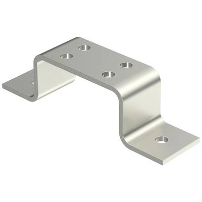 Metallwinkelhalterung mit fünf Bohrlöchern, verwendet zur Befestigung von Konstruktionen.