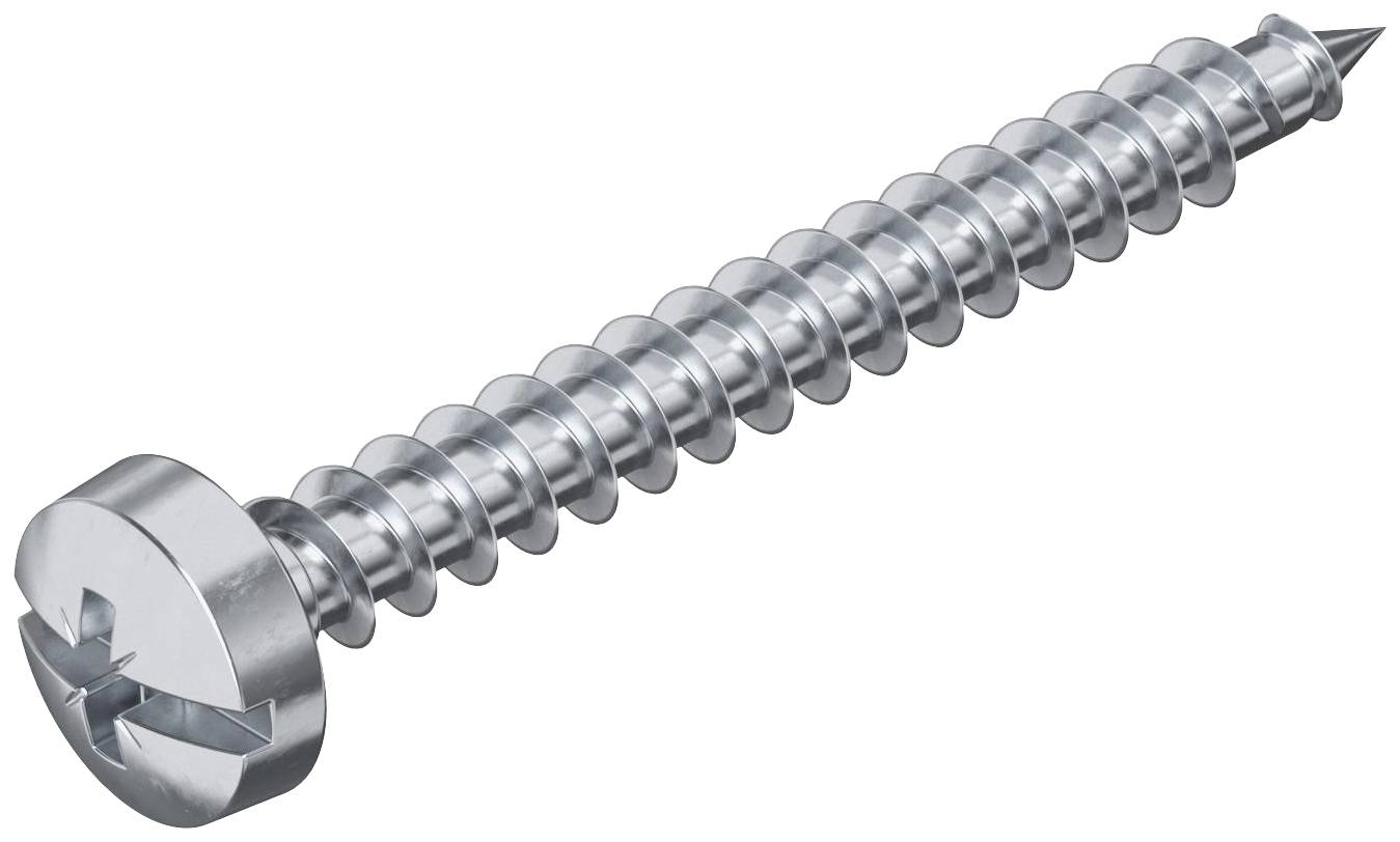 OBO Bettermann 3195422 4758 4.5x25 Vite Sprint 4.5 mm 25 mm A croce Pozidriv Acciaio zincato 200 pz.