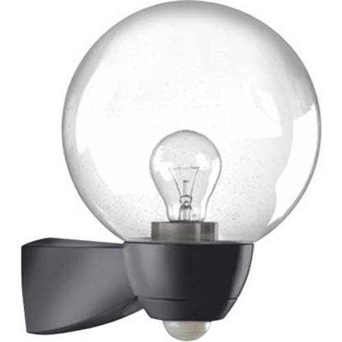 ESYLUX AL P Monza 130 sw EL10026119 Wandleuchte mit Bewegungsmelder E27 Glühlampe Schwarz
