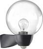 ESYLUX AL P Monza 130 sw EL10026119 Wandleuchte mit Bewegungsmelder E27 Glühlampe Schwarz