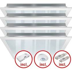 LED sada světel LED ESYLUX PNLCEL #EQ10122798 EQ10122798, pevně vestavěné LED, bílá