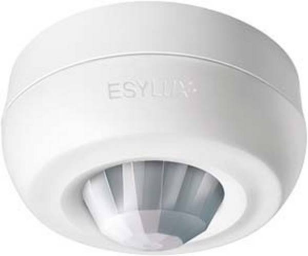 ESYLUX EB10430909 Aufputz Decken-Bewegungsmelder 360 ° Relais Weiß IP40