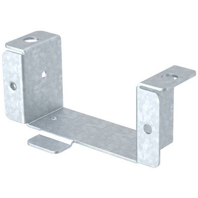 Metallwinkelverbinder für Möbelkonstruktionen, mit zwei Löchern für Schraubenbefestigung. Verwendet zur Stabilisierung von Eckverbindungen.
