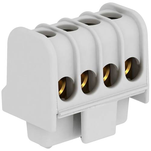 OBO Bettermann 2016190 KL-T 06-16 Klemmleiste flexibel: - starr: 6-16 mm² Polzahl: 4 10 St. Grau