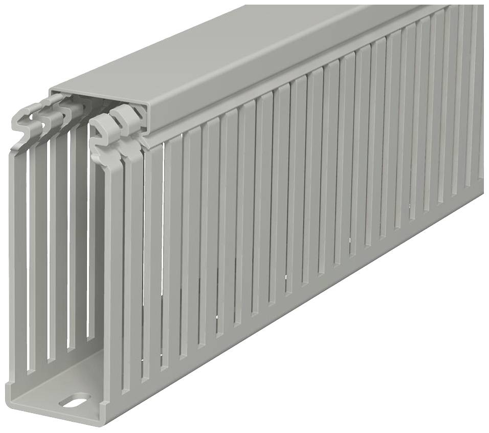 OBO Bettermann 6178334 Verdrahtungskanal (L x B x H) 2000 x 37.5 x 100 mm 1 St. Stein-Grau