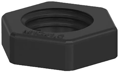 OBO Bettermann 2049066 116 M12 SW PA Gegenmutter PG12 Kunststoff Schwarz 1 St.