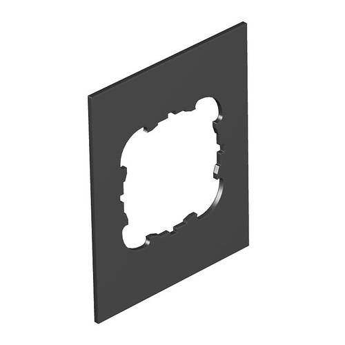 OBO Bettermann T12L P1S 9011 Abdeckplatte