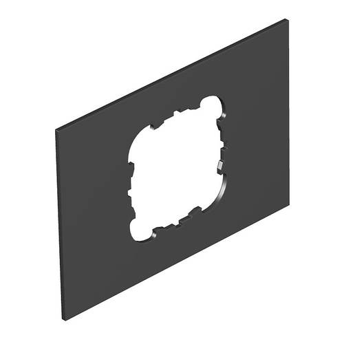 OBO Bettermann T4B P2S 9011 Abdeckplatte