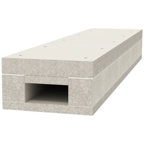 OBO Bettermann 7215216 Brandschutzkanal (L x B x H) 1000 x 230 x 130 mm 1 St. Grau