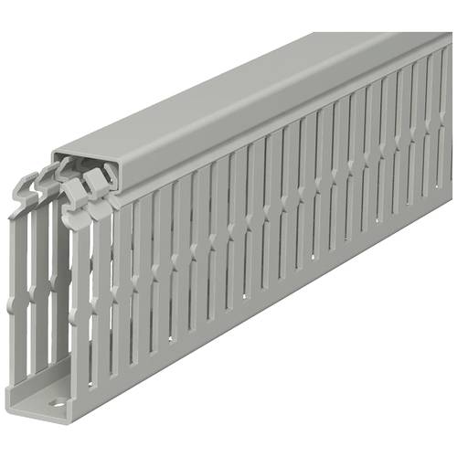 OBO Bettermann 6178420 Verdrahtungskanal (L x B x H) 2000 x 25 x 75 mm 1 St. Stein-Grau