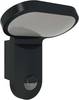 ESYLUX AOL 200 LED 3K sw EL10750816 Wandleuchte mit Bewegungsmelder LED fest eingebaut 25 W LED Schwarz