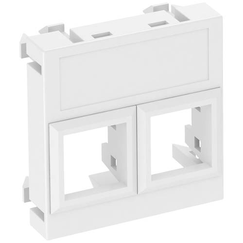 Thumbnail - OBO Bettermann 6119304 Abdeckung Datentechnikträger (B x H x T) 45 x 45 x 9 mm 1 St. Weiß