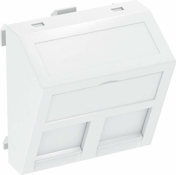 OBO Bettermann 6119 298 Abdeckung Datentechnikträger (B x H x T) 45 x 45 x 26 mm 1 St. Weiß
