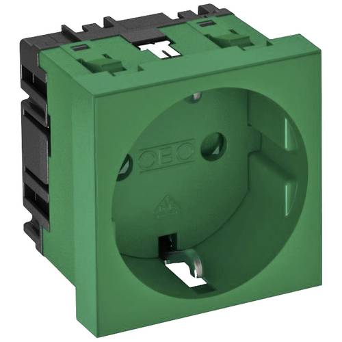 OBO Bettermann 6120012 Geräteeinsatz Steckdose (B x H x T) 45 x 45 x 42 mm 1 St. Grün