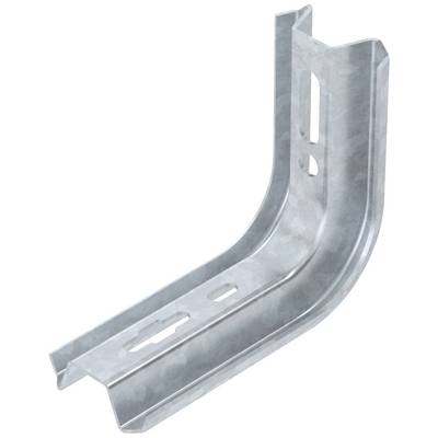Eine Metallwinkelhalterung in U-Form, verwendet zur Befestigung oder Unterstützung in Bauprojekten, aus verzinktem Stahl.