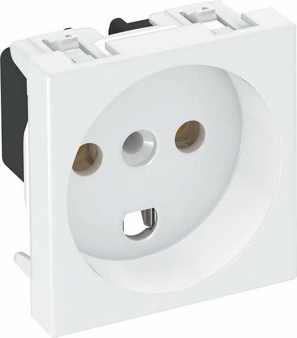 OBO Bettermann 6117202 Geräteeinsatz Steckdose (B x H x T) 45 x 45 x 36 mm 12 St. Weiß
