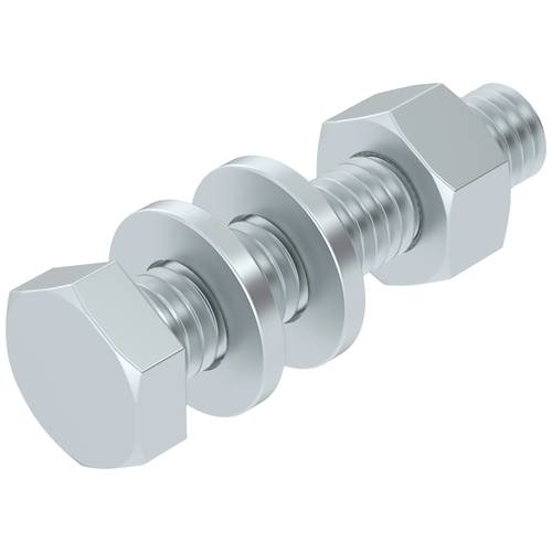 OBO Bettermann SKS 6X30 F 3156524 Sechskantschraube 6 mm 30 mm Stahl feuerverzinkt 100 St.