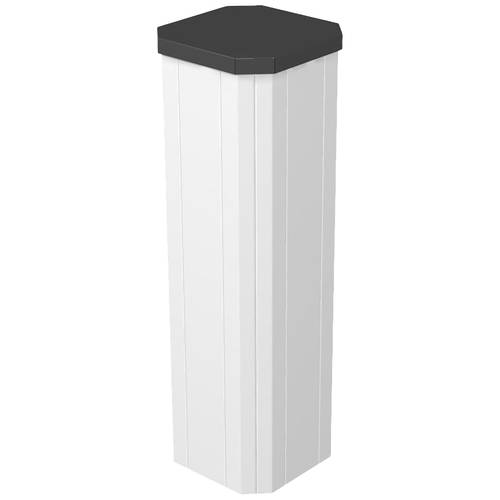 6286700 Installationshalbsäule ISSHS4 61OT3RW Reinweiß 1 St.