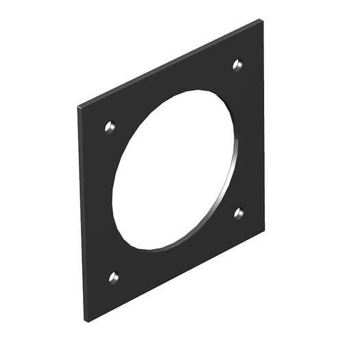 OBO Bettermann T8NL PCEE 9011 Abdeckplatte