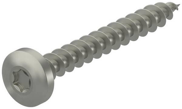 OBO Bettermann 3191012 OTSP 4,0x50 A4 Spanplattenschraube 4 mm 50 mm Sechsrund    Stahl nicht rostend  100 St.