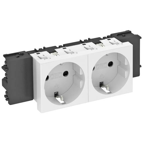 OBO Bettermann 6120362 Geräteeinsatz Steckdose (B x H x T) 131 x 90 x 42 mm 1 St. Weiß