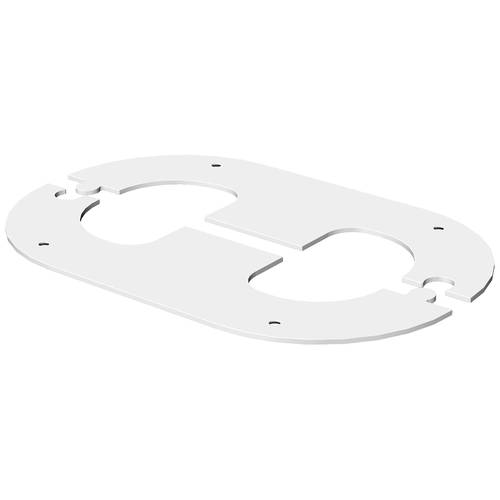 6290200 Wandabschlussblende WAG70140TRW Reinweiß 1 St.