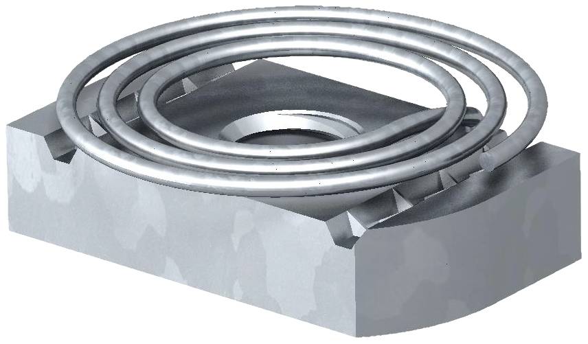 OBO Bettermann MS41SNF M12 A4 1147348 Gleitmutter 12 mm Stahl nicht rostend 50 St.