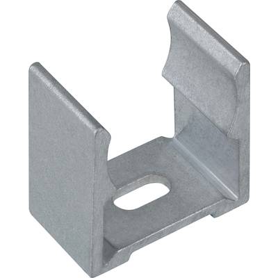 Metallwinkelhalterung mit rechteckiger Grundfläche und Öffnung, geeignet zur Befestigung an verschiedenen Strukturen.