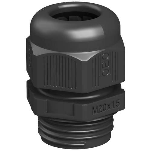 OBO Bettermann 2022887 Kabelverschraubung 1.5 mm Kunststoff, PA Schwarz 1 St.