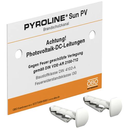 OBO Bettermann 7214725 Kennzeichnungsschild 1 St. Metall