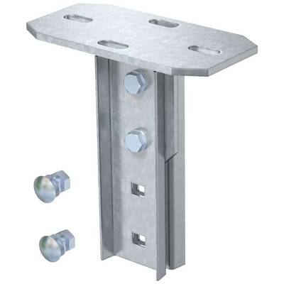 Metallwinkelbeschlag mit drei sichtbaren Schrauben. Zwei weitere Schrauben sind separat abgebildet. Der Beschlag ist galvanisiert.