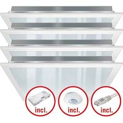 LED sada světel LED ESYLUX PNLCEL #EQ10122385 EQ10122385, pevně vestavěné LED, bílá
