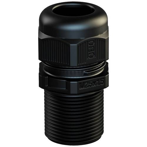 OBO Bettermann 2022997 Kabelverschraubung 1.8 mm Kunststoff, PA Schwarz 5 St.