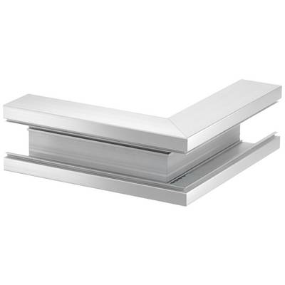 Metallisches Eckverbindungsstück aus Aluminium für den Bau, zeigt saubere, rechtwinklige Verbindung.