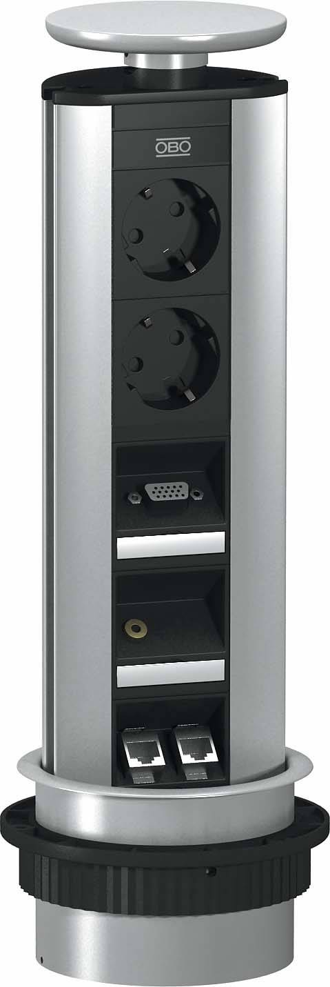 OBO Bettermann Vertr Deskbox versenkbar DBV-MA3A D3S2K-0