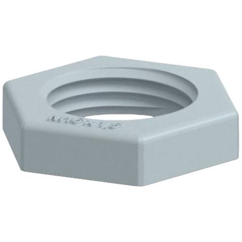 OBO Bettermann 2048760 116 M16 SGR PA Gegenmutter PG16 Kunststoff Dunkelgrau 1 St.