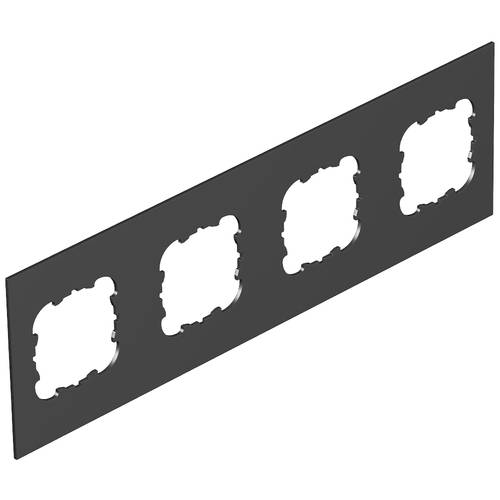 OBO Bettermann T12L P4S 9011 Abdeckplatte