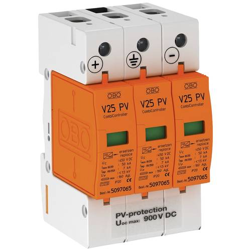 OBO Bettermann 5097447 V25-B+C 3-PH900 Überspannungsableiter 7 kA 1 St.
