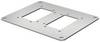 6290337 Bodenplatte ISSBP140100WA 160 mm Weißaluminium 1 St.