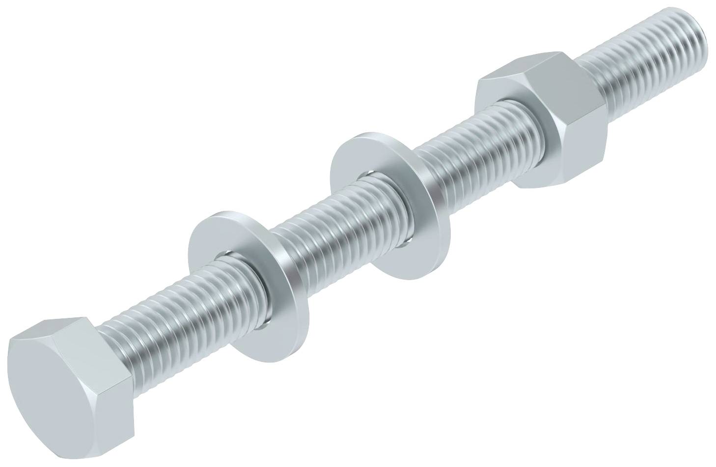 OBO Bettermann SKS 12X130 F 6408478 Sechskantschraube 12 mm 130 mm Stahl feuerverzinkt 20 St.