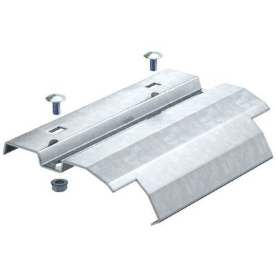 Metall-Haltewinkel mit Schrauben, die zur Befestigung dienen. Geeignet für Bau- oder Montageanwendungen.