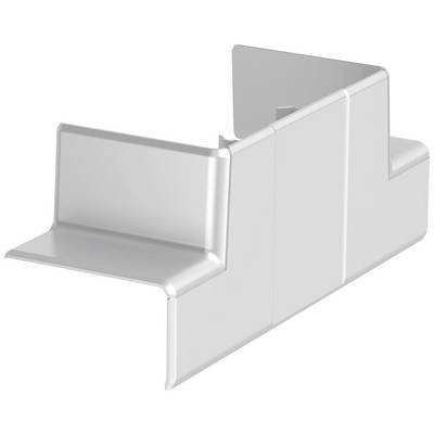 Metallisches rechteckiges Bauteil mit einer schützenden, gebogenen Ecke und glatter Oberfläche.