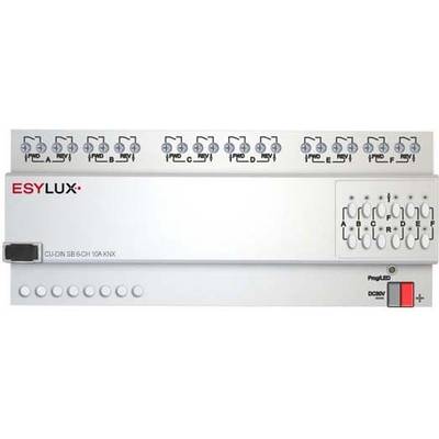 ESYLUX KNX-Jalousieaktor CU-DIN SB 6-CH10AKNX