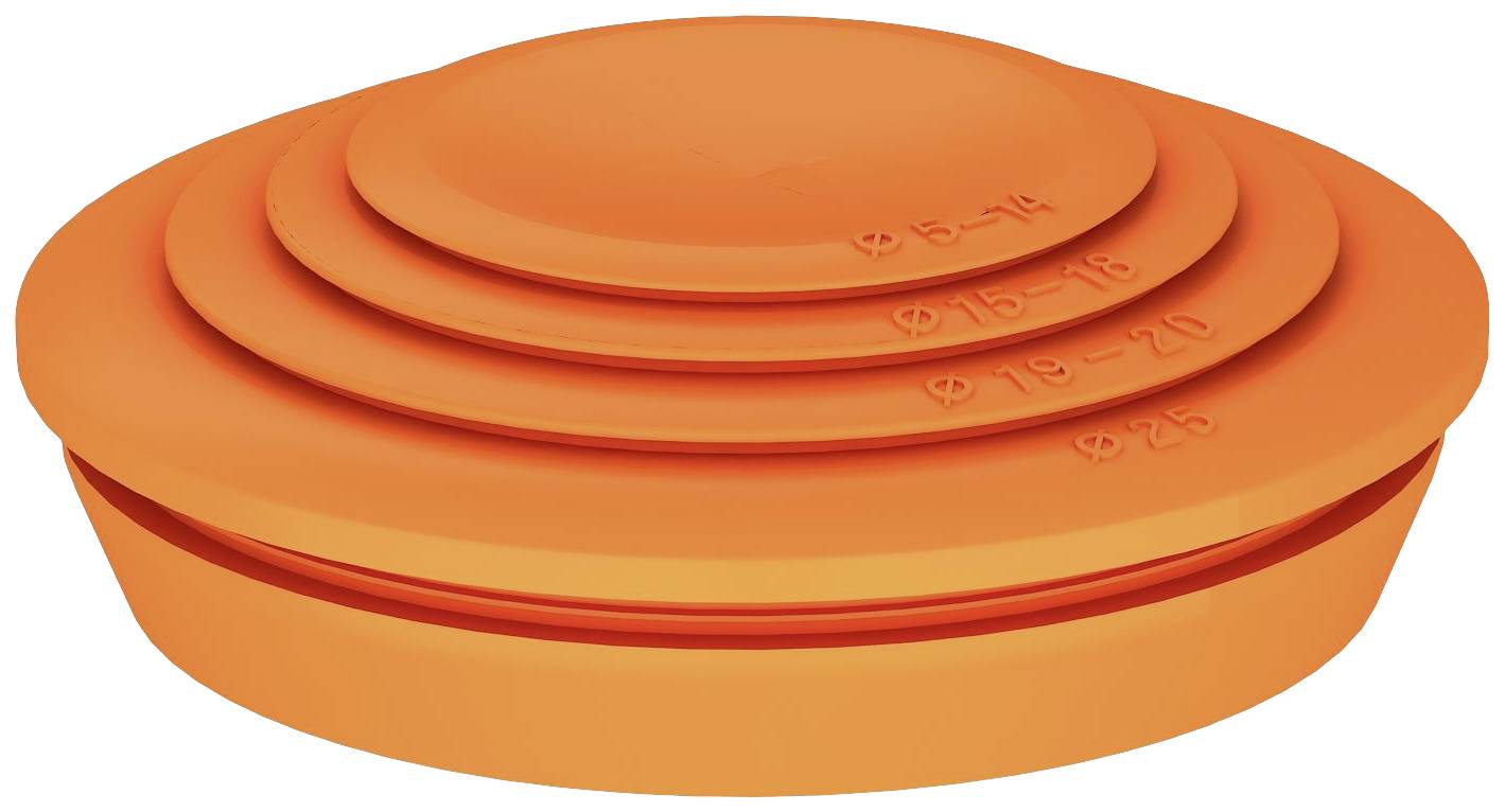 OBO Bettermann EDK 25 OR Trapvormige nippel Kunststof 10 stuk(s)