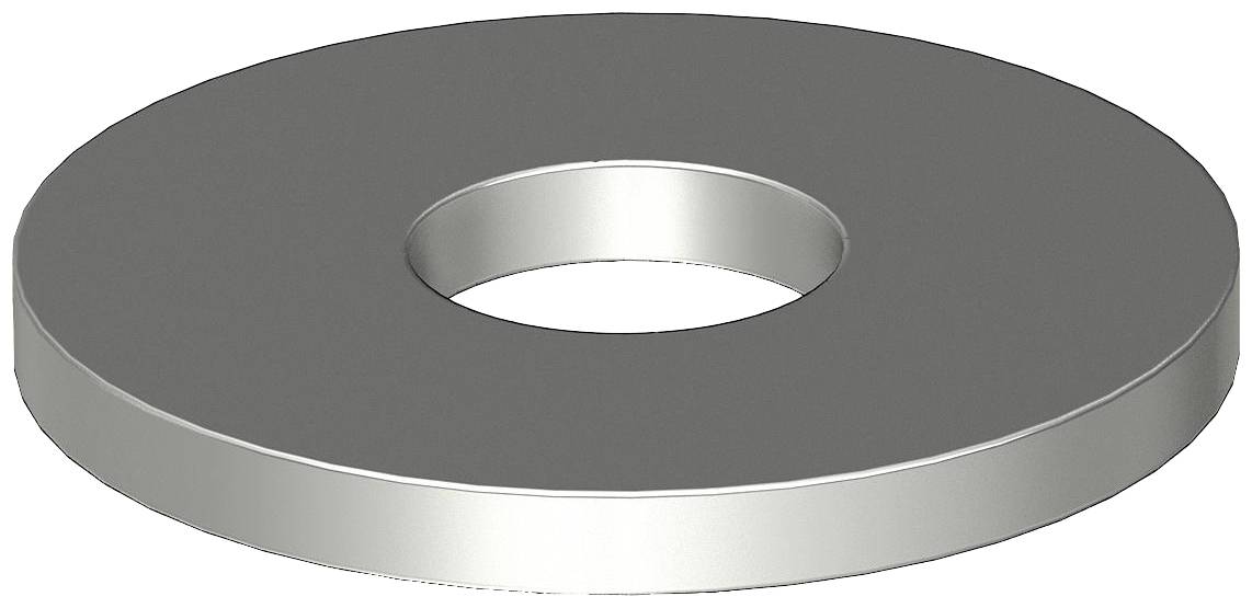 Unterlegscheibe 6.4 mm 12 mm Stahl 100 St. OBO Bettermann 966 M6 V5A 3402308