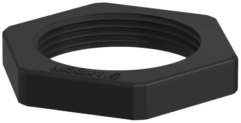 OBO Bettermann 2049104 116 M32 SW PA Gegenmutter PG32 Kunststoff Schwarz 50 St.