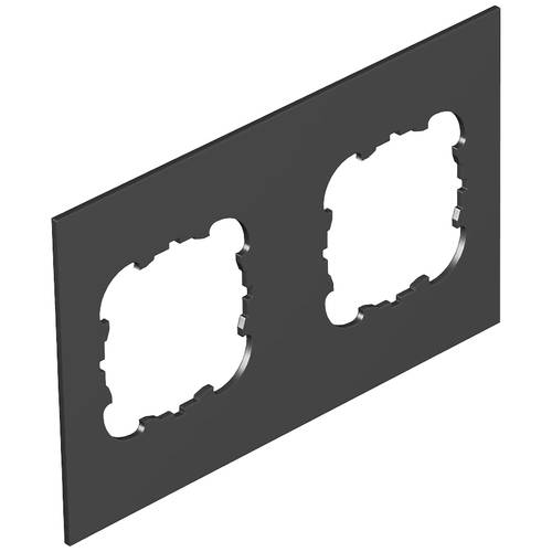 OBO Bettermann T12L P2S 9011 Abdeckplatte