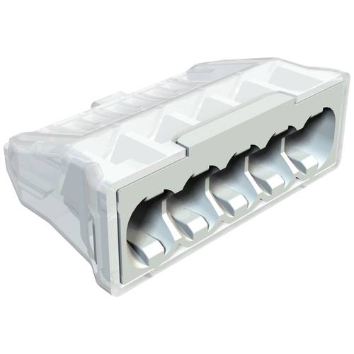 OBO Bettermann 2054507 61 525 LGR Steckklemme flexibel: - starr: - Polzahl: 5 1 St. Lichtgrau