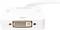 'Weißer LogiLink HDMI-zu-DVI-Adapter'. Oben ist das LogiLink-Logo sichtbar, unten befindet sich ein DVI-Anschluss.